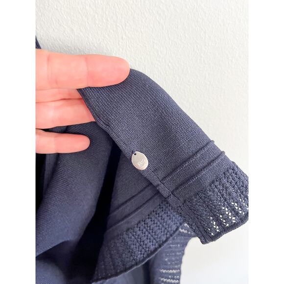 Scotch & Soda | Pointelle Knit Dress | Navy | Sz M - Picture 7 of 10